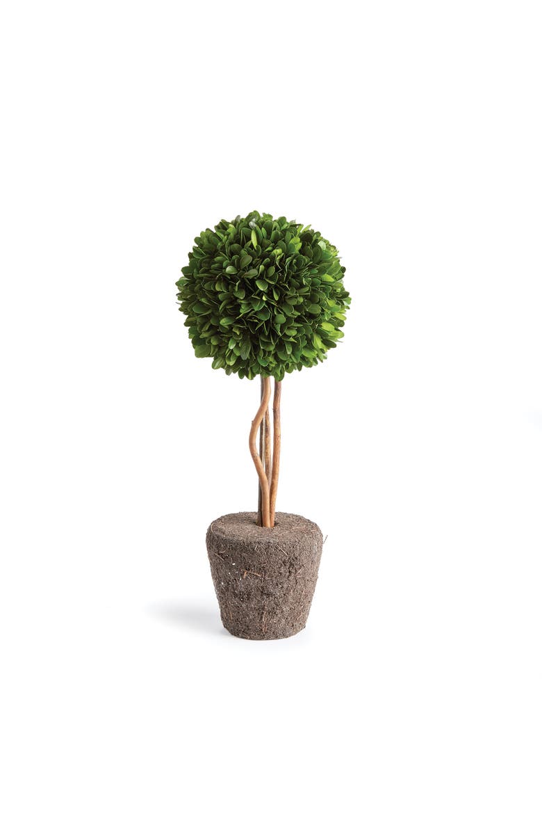 Boxwood Single Sphere Topiary Drop-In 16", Main, color, Green