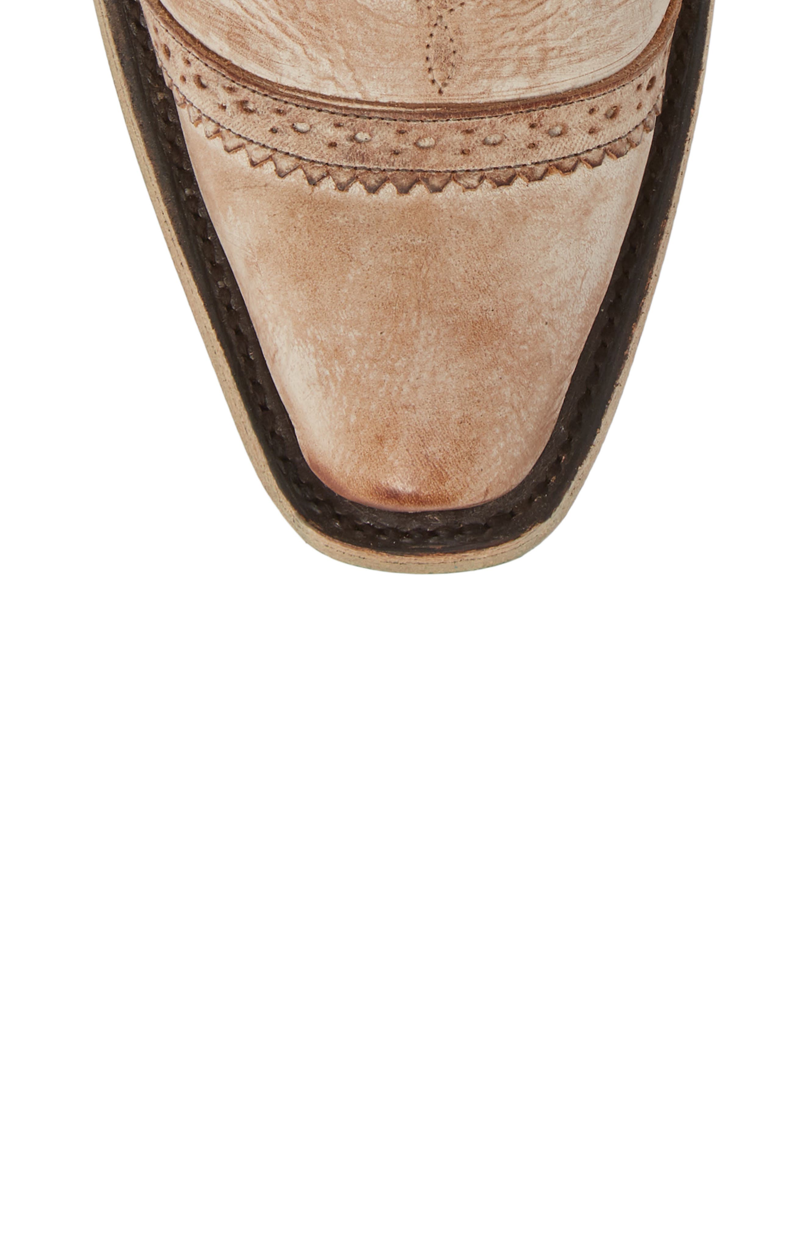 Ballyhoo Bootie, Alternate, color, WHITE LEATHER