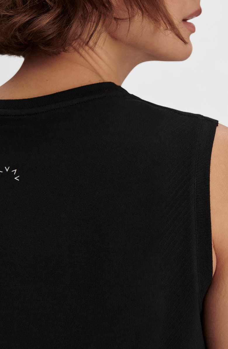 Varley Nate Seamless Crop Tank, Alternate, color, Black