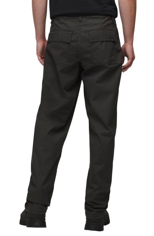 Prana Palisades Cotton Blend Ripstop Field Pants In Dark Iron