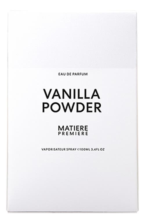 Matiere Premiere Vanilla Powder Eau De Parfum In No Color