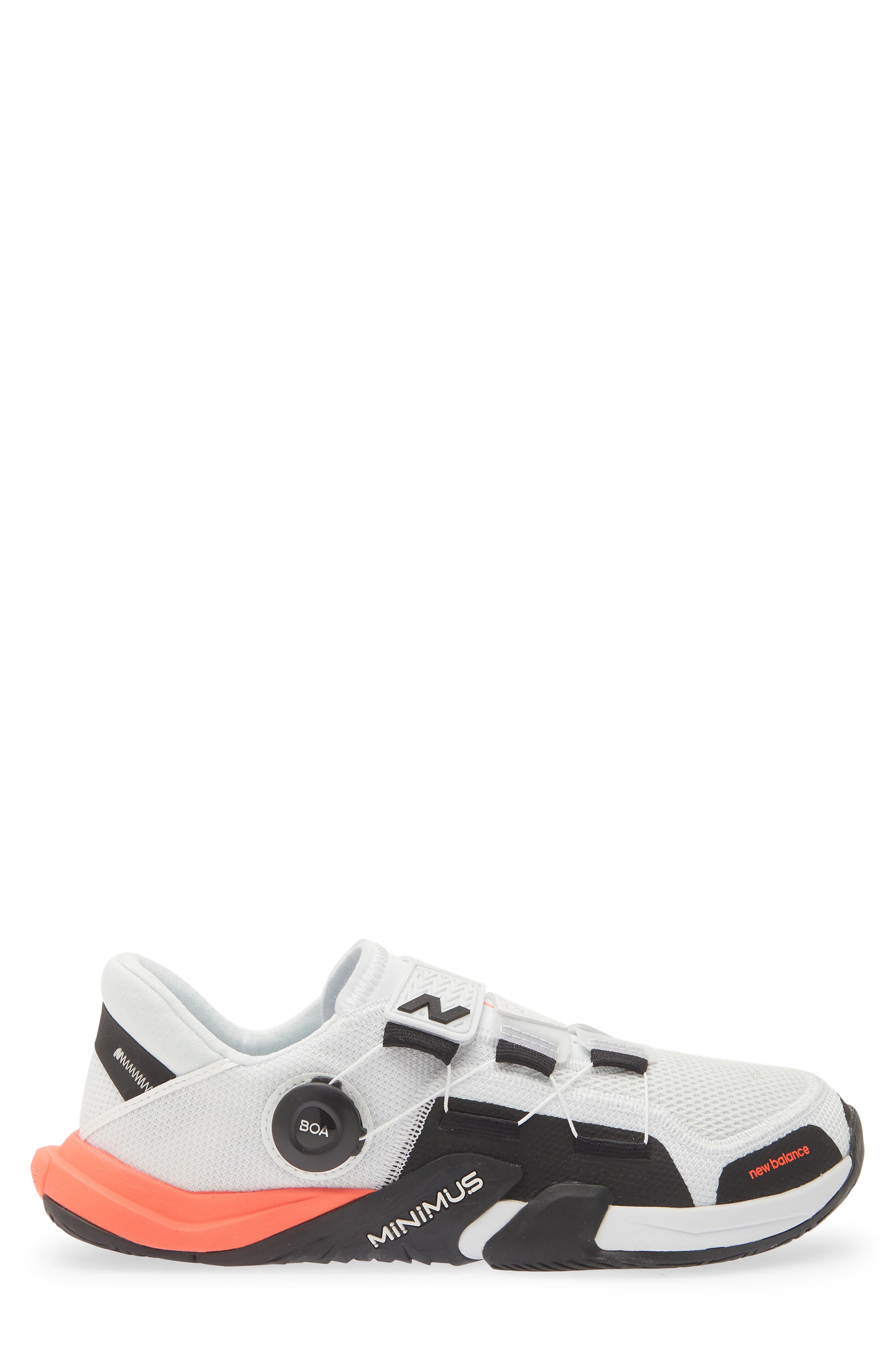 Minimus TR BOA V2 Training Shoe, Alternate, color, WHITE/ BLACK