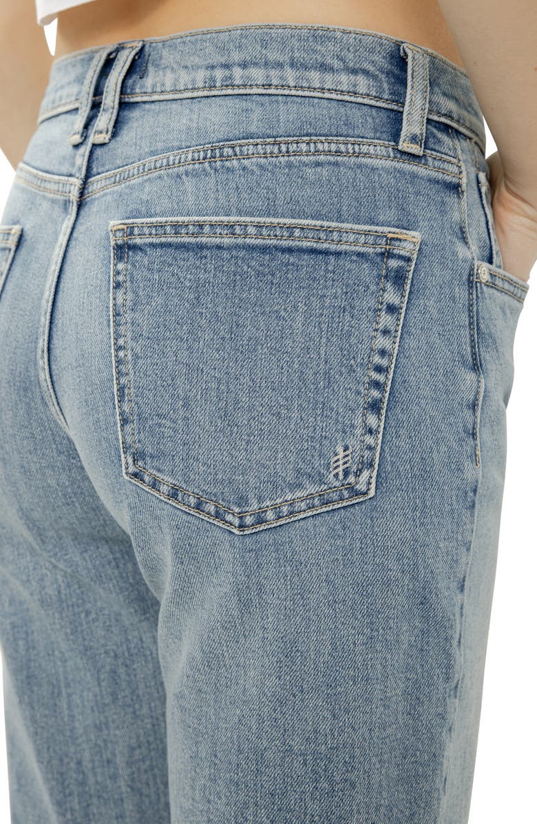 Silver Jeans Co. Western Relaxed Ankle Straight Leg Jeans, Alternate, color, 