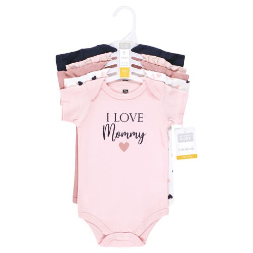 Hudson Baby Cotton Bodysuits 5-pack