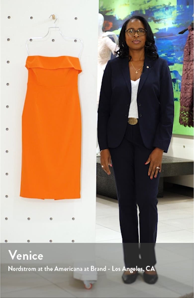 Georgia Strapless Cocktail Dress, sales video thumbnail