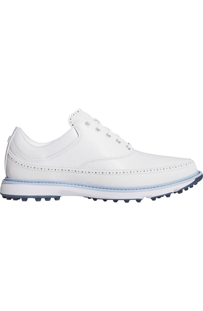 adidas MC80 Spikeless Golf Shoe, Alternate, color, White/ Blue