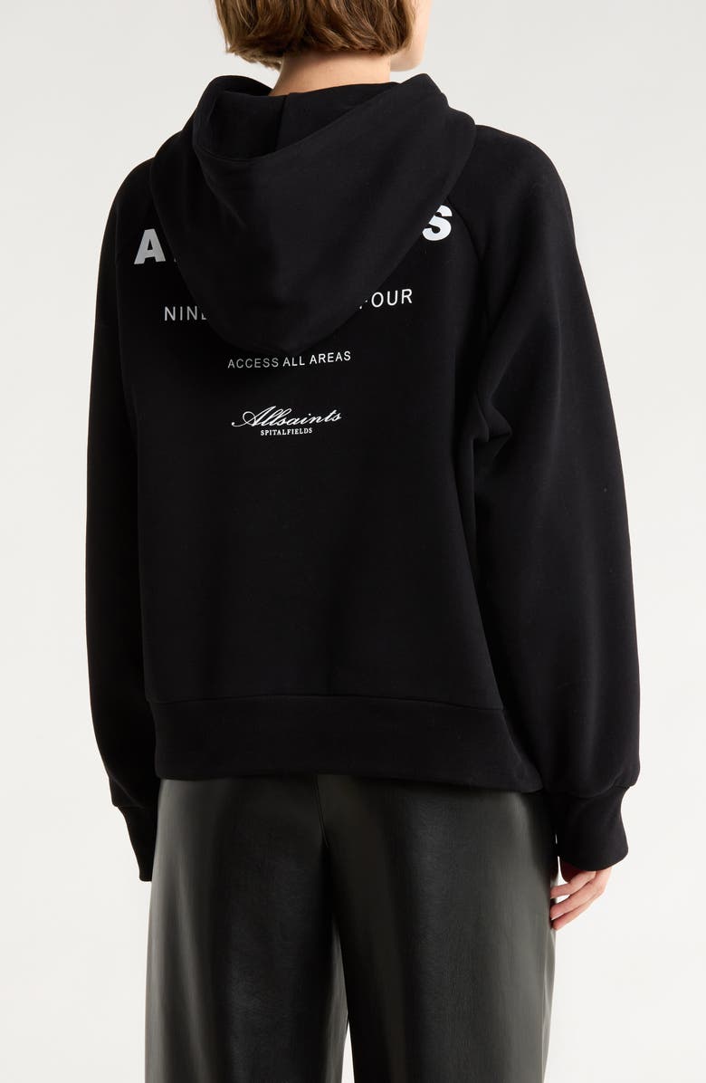 AllSaints Tour Talon Cotton Graphic Hoodie, Alternate, color, 