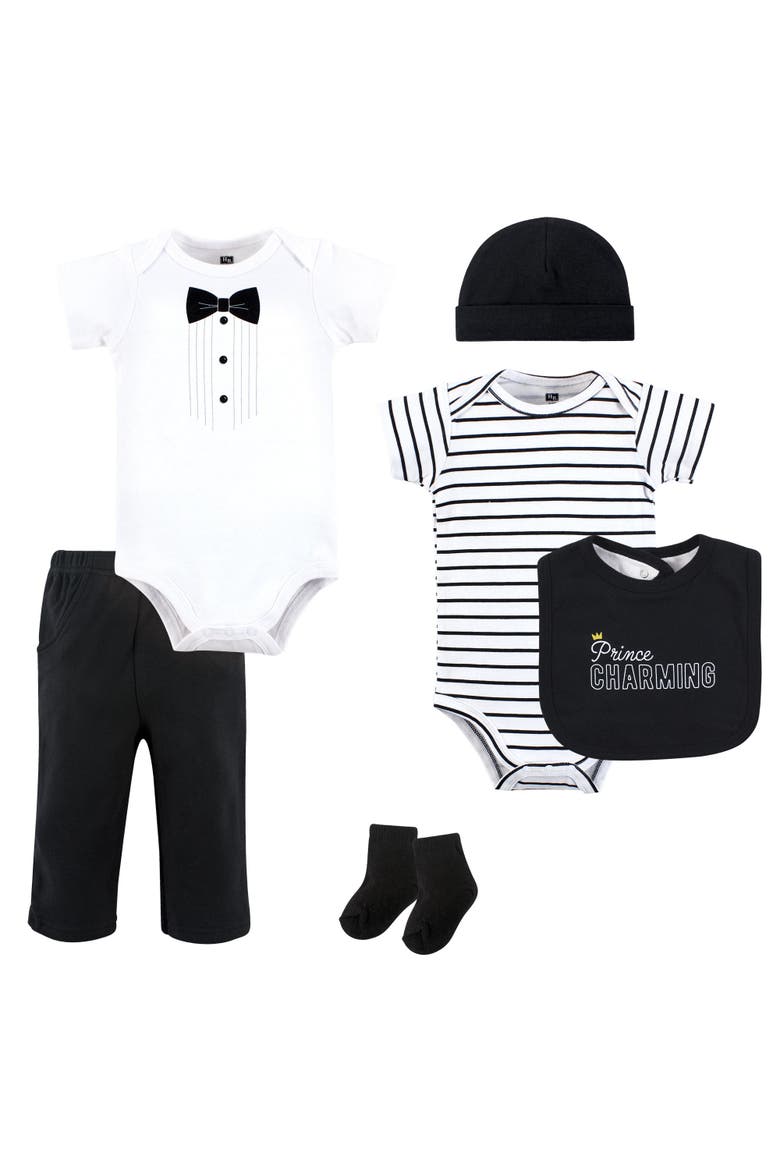 Cotton Layette Set, Main, color, Prince Charming Tux