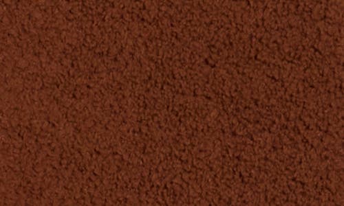 Bobeau Silky Plush Step Hem Sweater In Brown