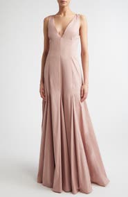 BERNADETTE Aurelia V-Neck Stretch Mermaid Gown