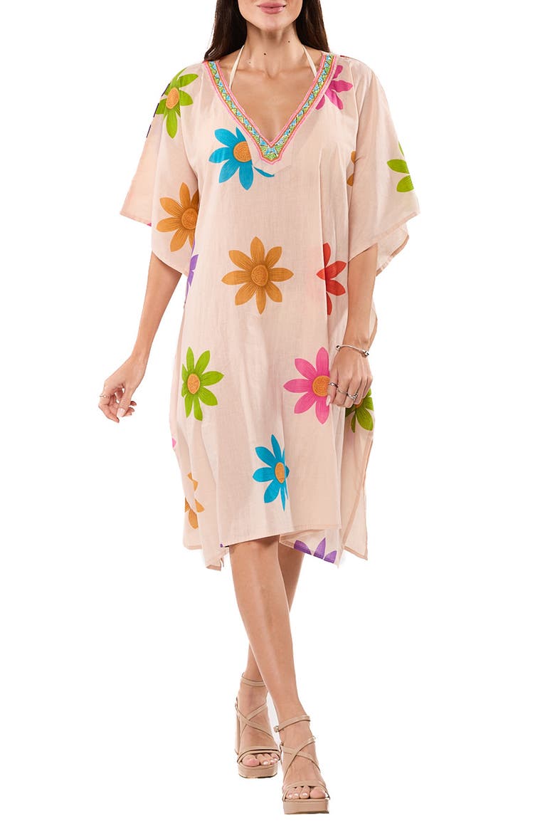 Cover-Up Caftan, Main, color, PINK MULTI
