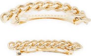 Tasha Set of 2 Chain Link Barrettes