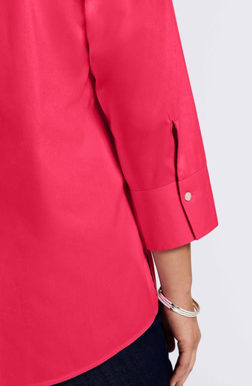 FOXCROFT FOXCROFT MARY NON-IRON STRETCH COTTON BUTTON-UP SHIRT