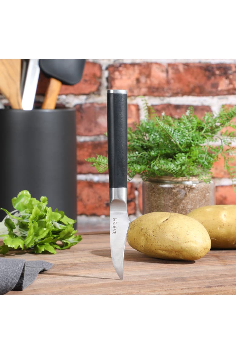 High Carbon German Steel Bird's Beak Paring Knife, Alternate, color, Stainless Steel