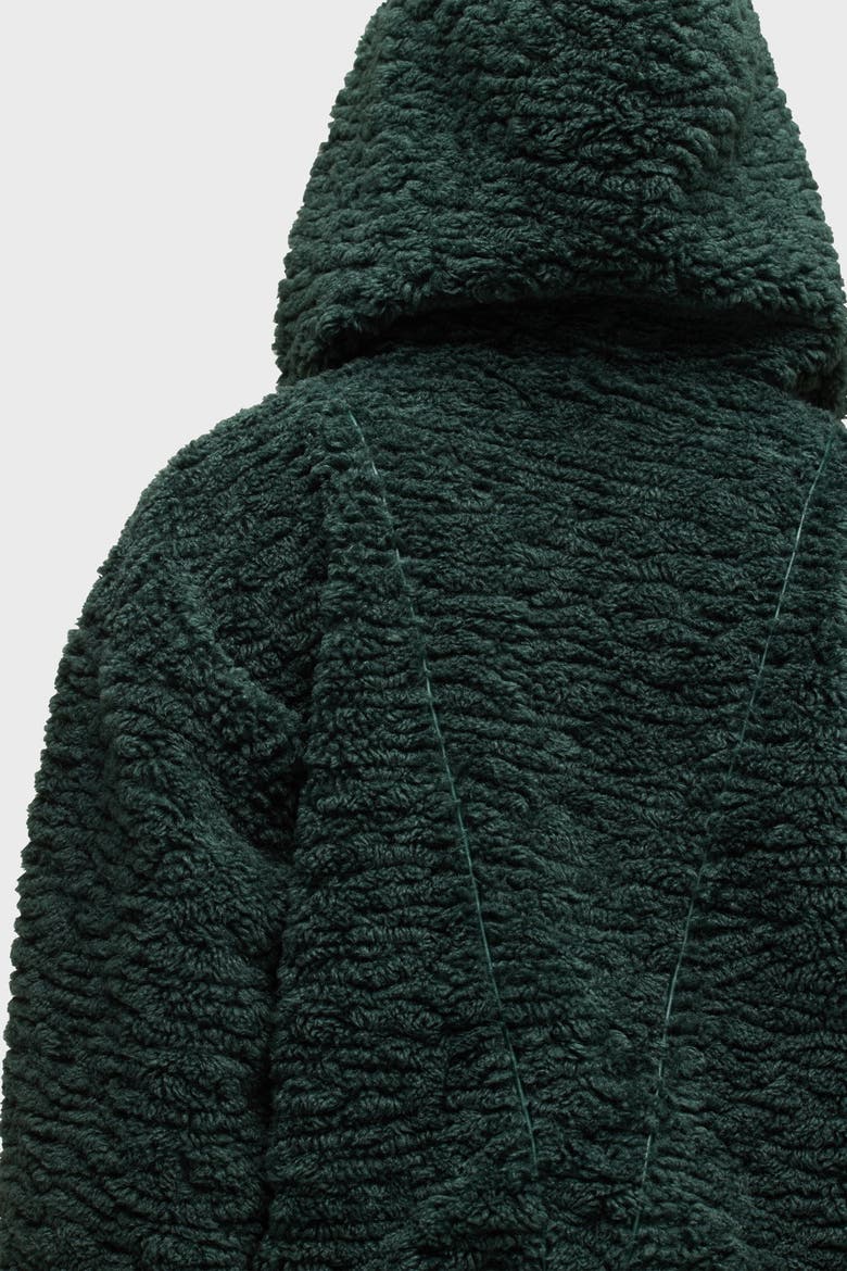 Hooded Zip Up Jacket, Alternate, color, DARKEST SPRUCE