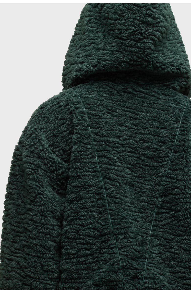 Hudson Jeans Hooded Zip Up Jacket, Alternate, color, Darkest Spruce