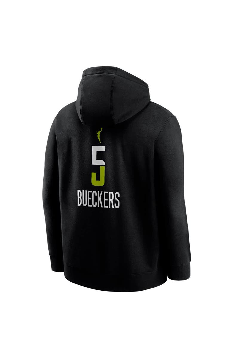 Nike Men's Nike Paige Bueckers Black Dallas Wings 2025 WNBA Draft Rebel Edition Name & Number Pullover Hoodie, Alternate, color, Black