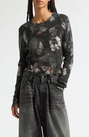 R13 Printed Cashmere Baby Sweater