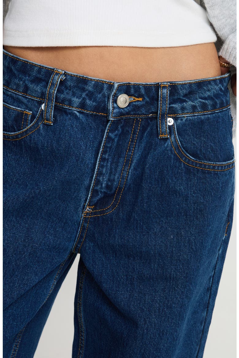 Shima Low Rise Wide Leg Jeans, Alternate, color, MID BLUE