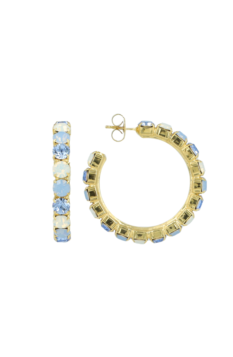 LOTT.gioielli CE SW Hoop M Gold - M. Sapphire Opal, Main, color, Sapphire Opal