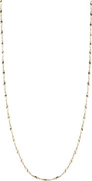 Ember Fine Jewelry Twisted Herringbone Chain Necklace