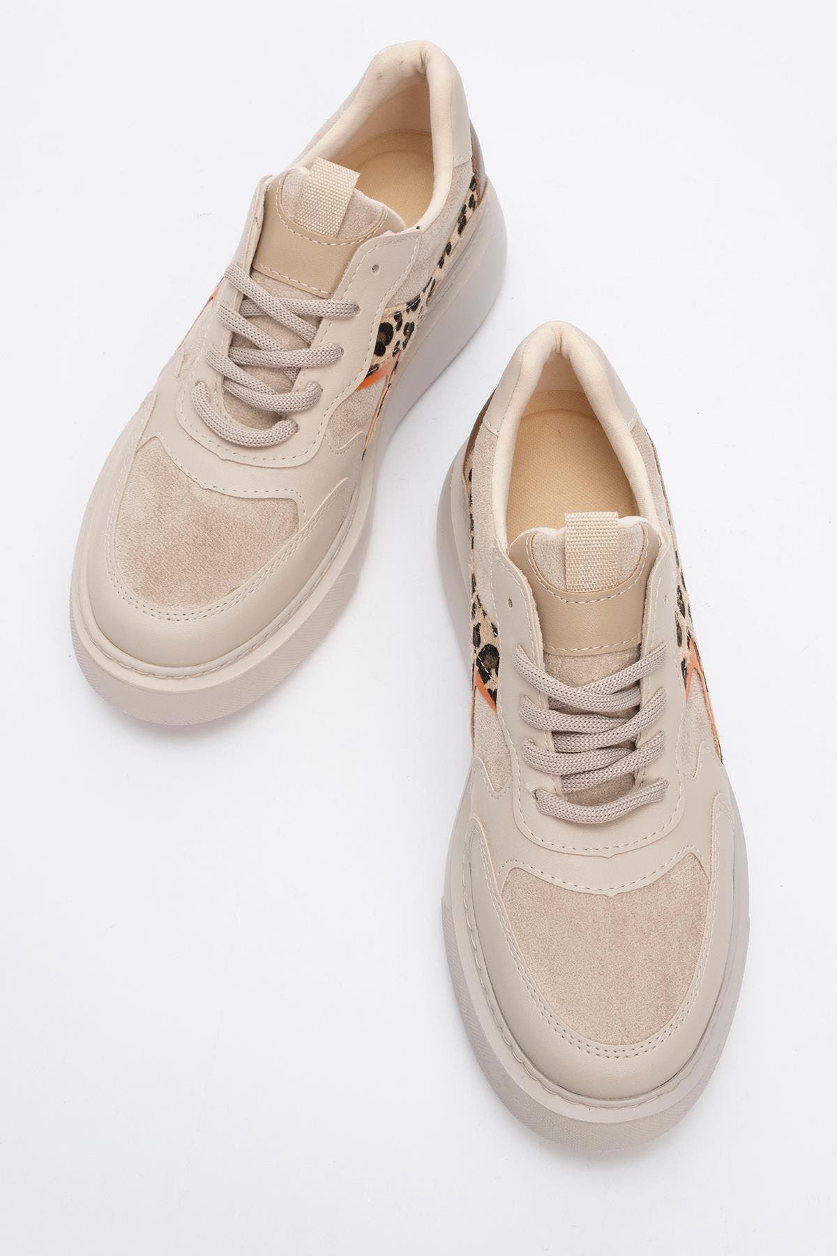 Ida Platform Fashion Sneakers, Alternate, color, Beige