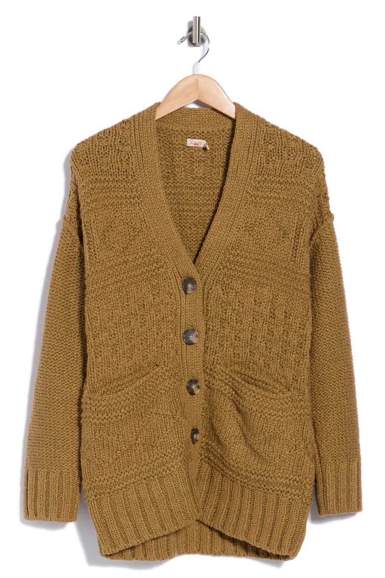 Catskill Cotton Cardigan, Main, color, ANTIQUE BRONZE