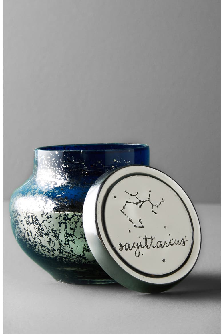 Anthropologie Capri Blue Zodiac Mini Jar Candle, Alternate, color, SAGITTARIUS