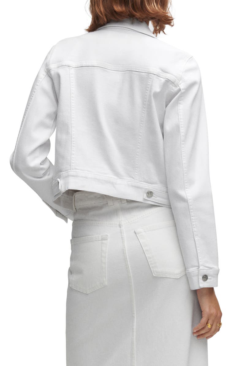 MANGO Stretch Denim Jacket, Alternate, color,