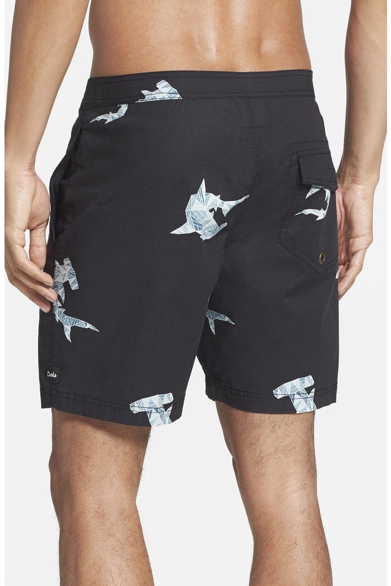 'Classic 17' Swim Trunks, Alternate, color, SHARK BLACK