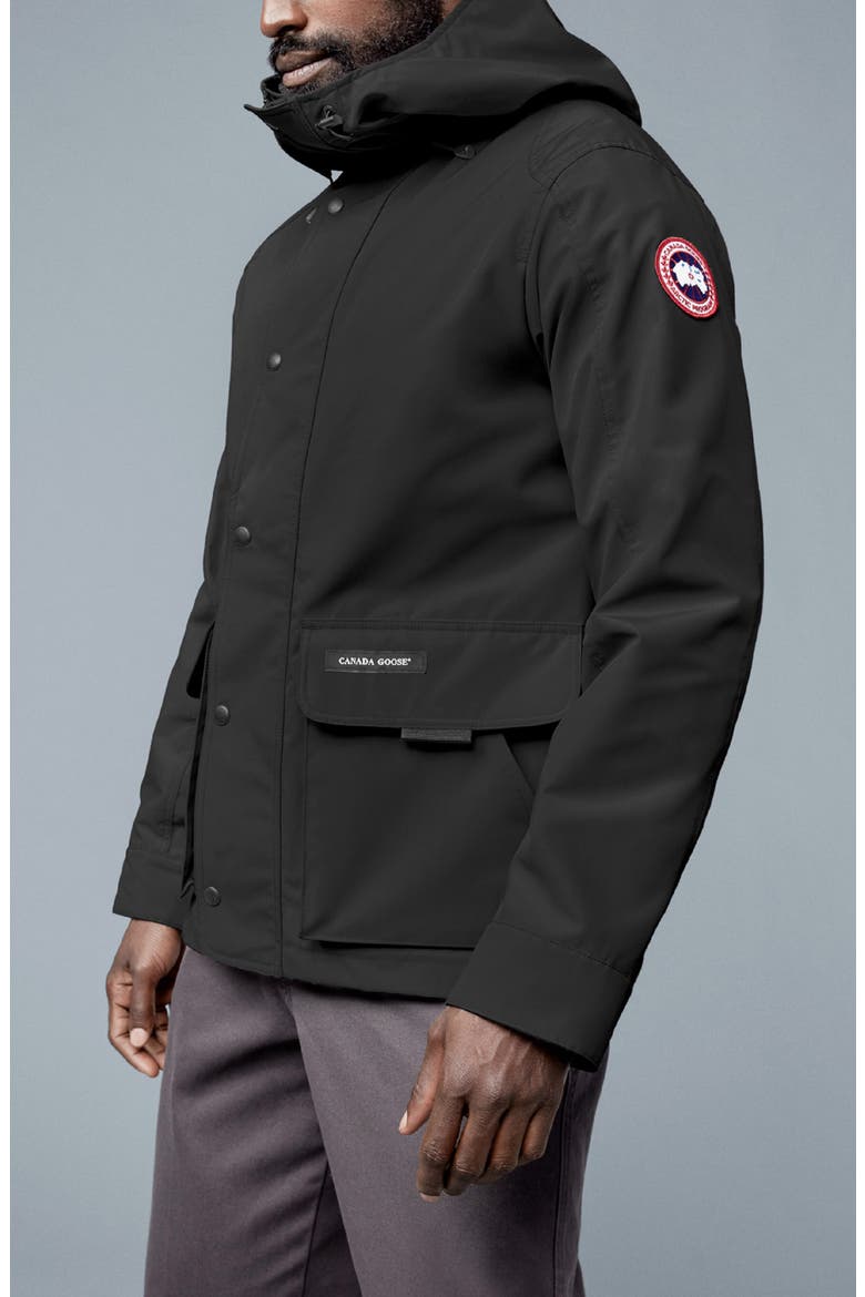 Lockeport Water Resistant Jacket, Alternate, color, BLACK