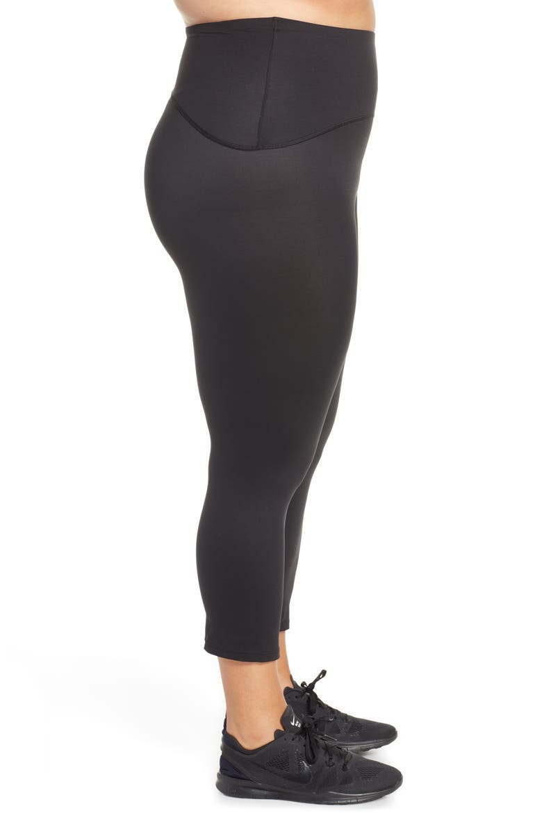 Active Crop Leggings, Alternate, color, BLACK
