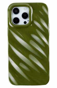 Auramma Silk Look Green iPhone 14 Pro Max Case