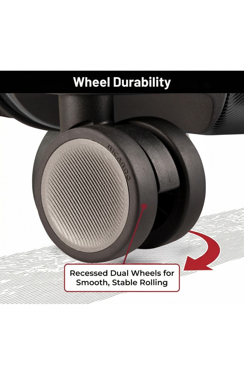 Ricardo Beverly Hills Brentwood Hardside 21" Expandable Carry-on Luggage, Alternate, color, Onyx