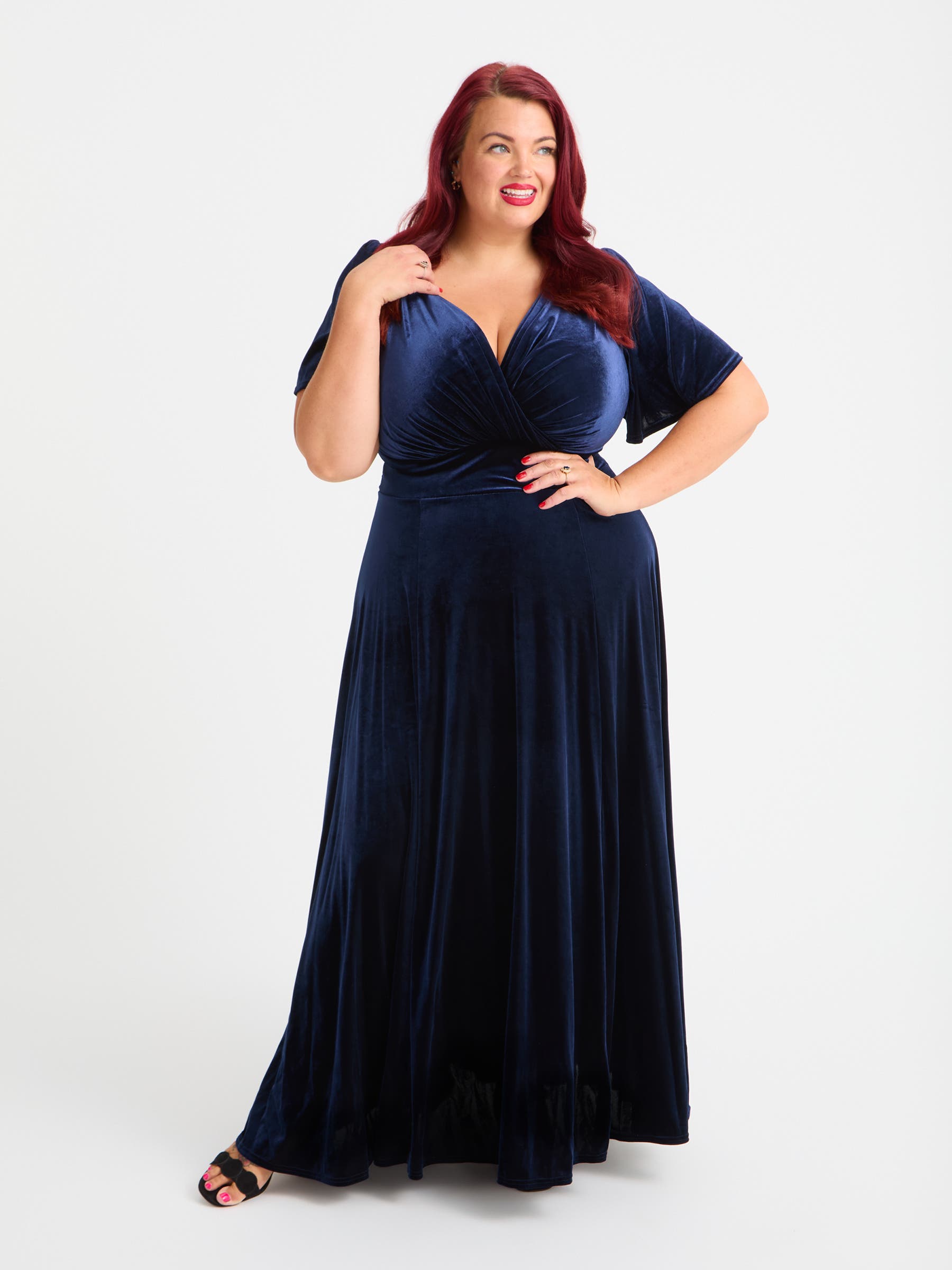 selected Midnight Panne Velvet