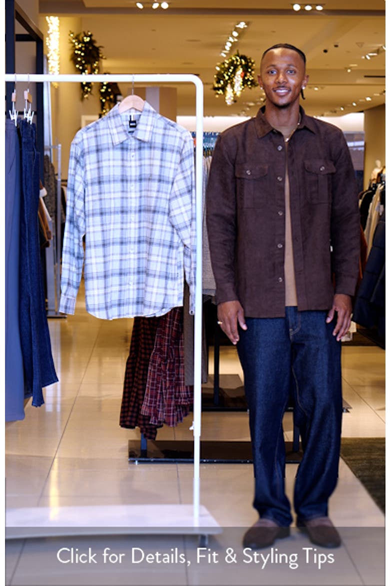 Owen Relaxed Fit Plaid Cotton Flannel Button-Up Shirt video