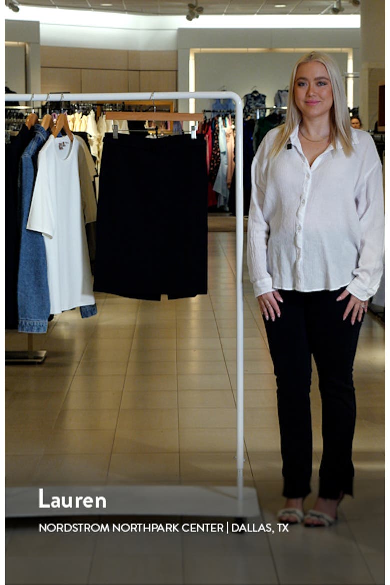 Belted Pencil Skirt video