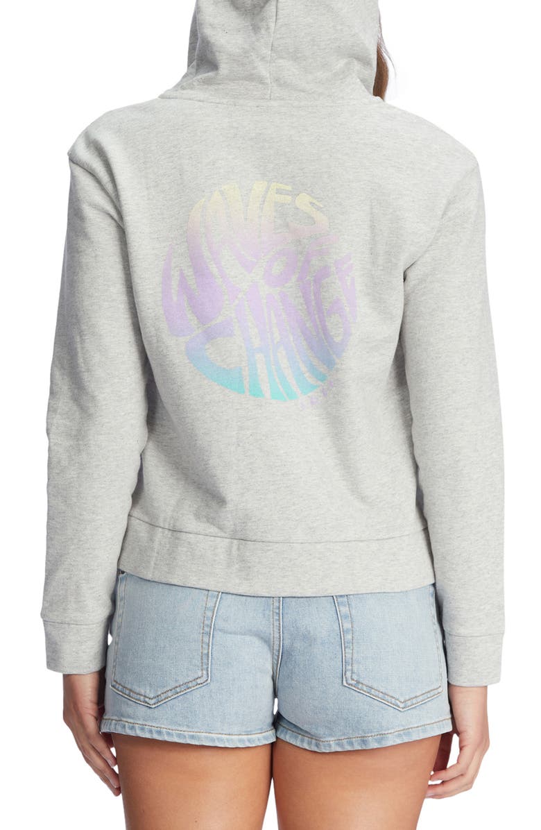 Roxy Beach Dreams Full Zip Hoodie, Alternate, color, 