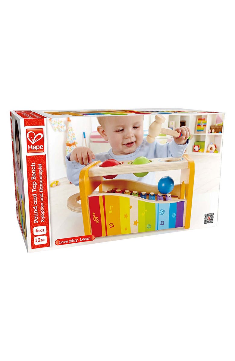 Hape Pound & Tap Bench, Alternate, color, Multi