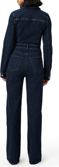 Sasha Long Sleeve Bootcut Denim Jumpsuit