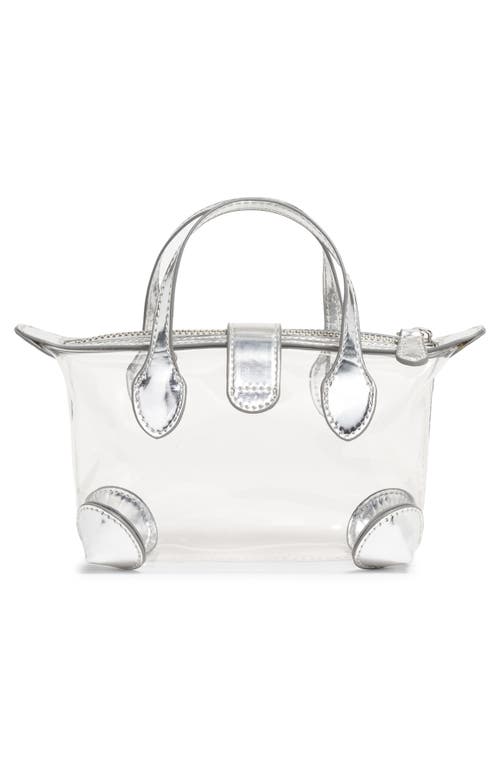 Stoney Clover Lane Clear Crossbody Bag In Silver