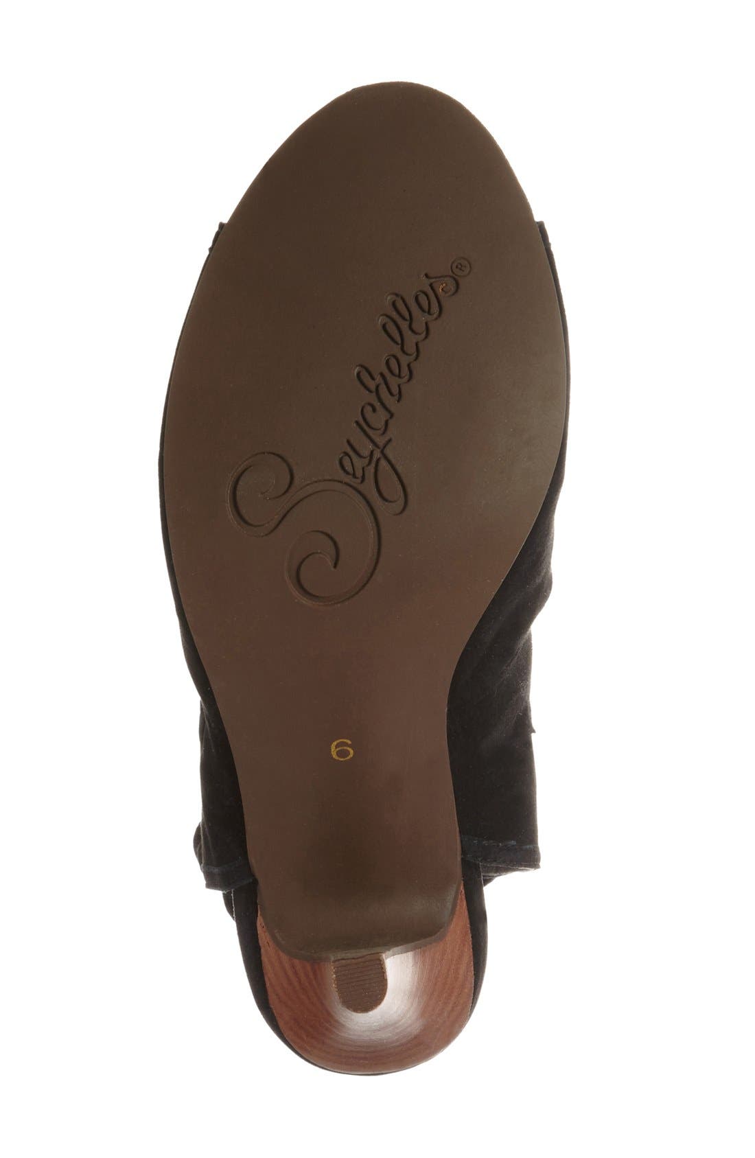 'Play Along' Sandal, Alternate, color, BLACK SUEDE LEATHER
