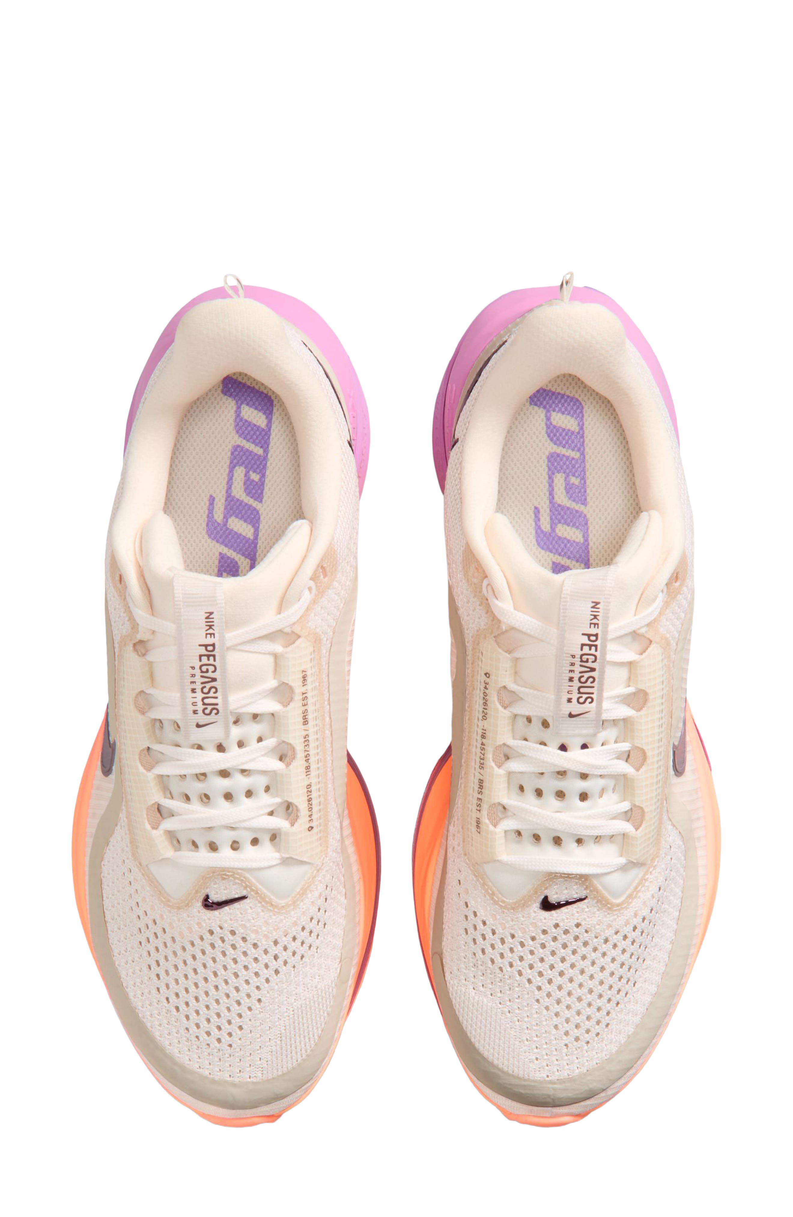 Nike Pegasus Premium Running Shoe, Alternate, color, Chalk/ Tattoo