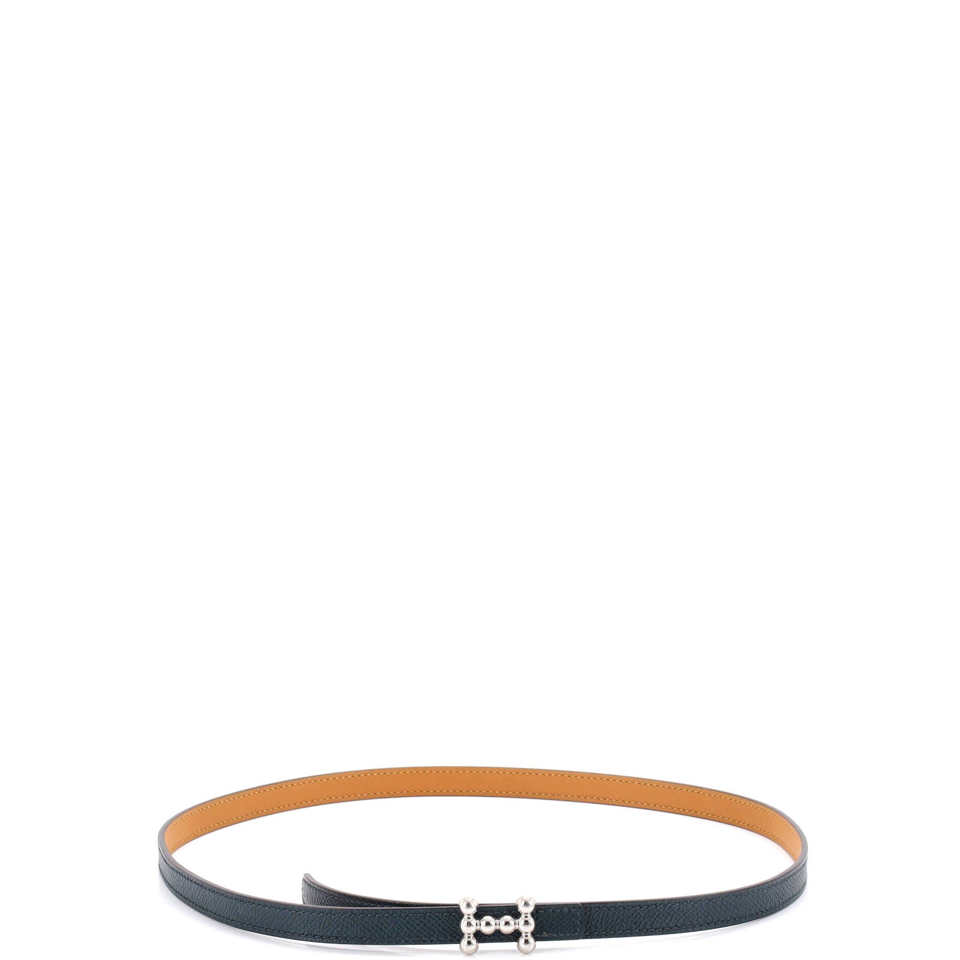 Bubble Reversible Belt Leather Thin, Alternate, color, Green