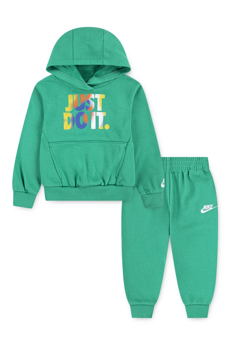 Kids' Reveal Hoodie & Joggers Set, Main, color, STADIUM GREEN