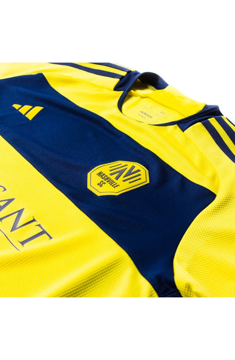 adidas Men's adidas Hany Mukhtar Yellow Nashville SC 2024 The 615 Kit Authentic Player Jersey, Alternate, color, 