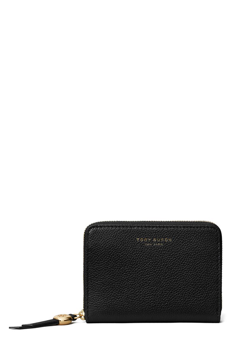 Medium Zip Around Wallet, Main, color, BLACK