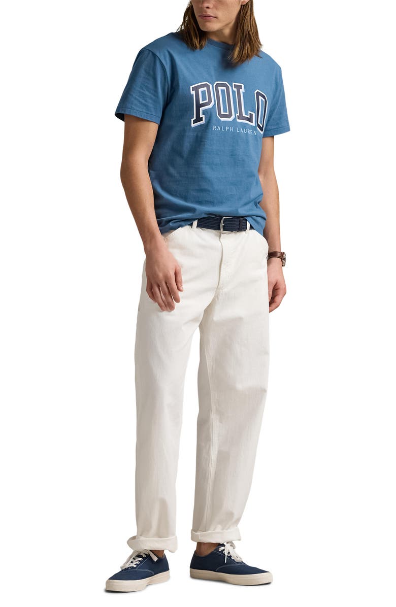 Polo Ralph Lauren Logo Graphic T-Shirt, Alternate, color, Petrol Blue