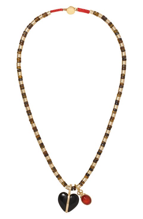 Semi Precious Heishi Necklace