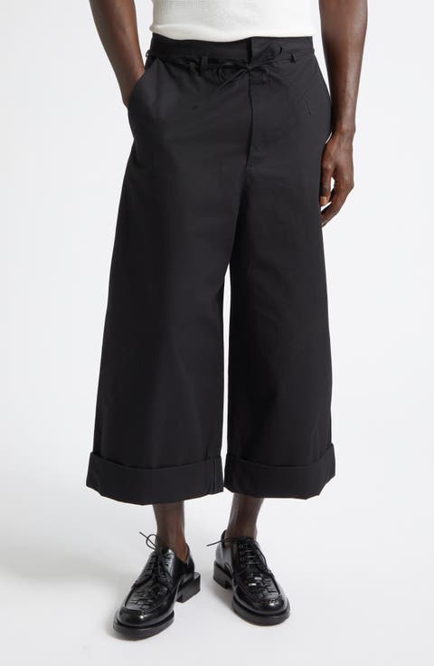 Le Pantalon Marin Belted Cotton Poplin Wide Leg Pants